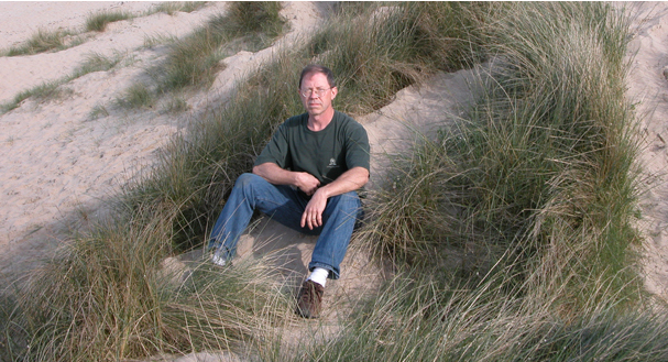 The artist at Normandie